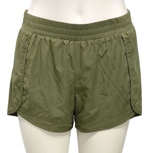 Adrienne Vittadini Sport Women’s Shorts – Green, Size Large